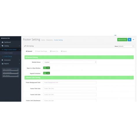 opencart mega footer|OpenCart Mega Footer extension.